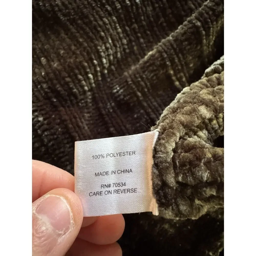 Orvis Women Green Sweater Size Small Soft Knit Pullover Casual Classic Polyester